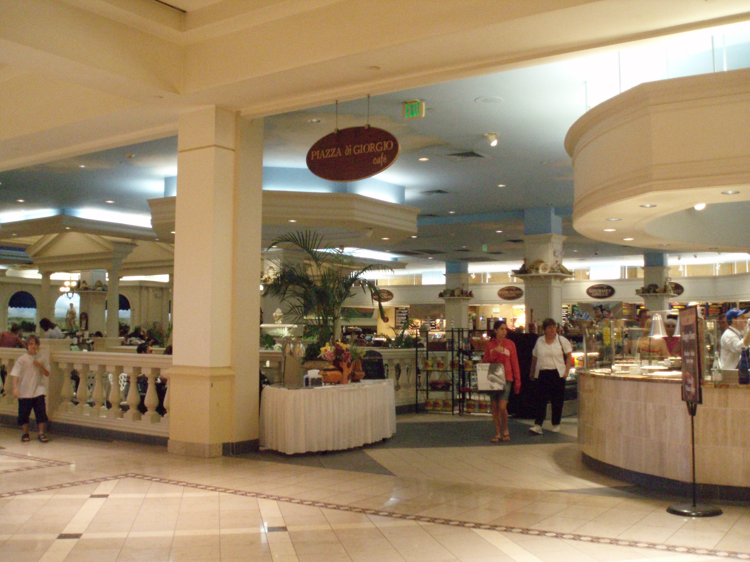 Restaurantes em shoppings – Parte 3, Galleria Mall (Fort Lauderdale)